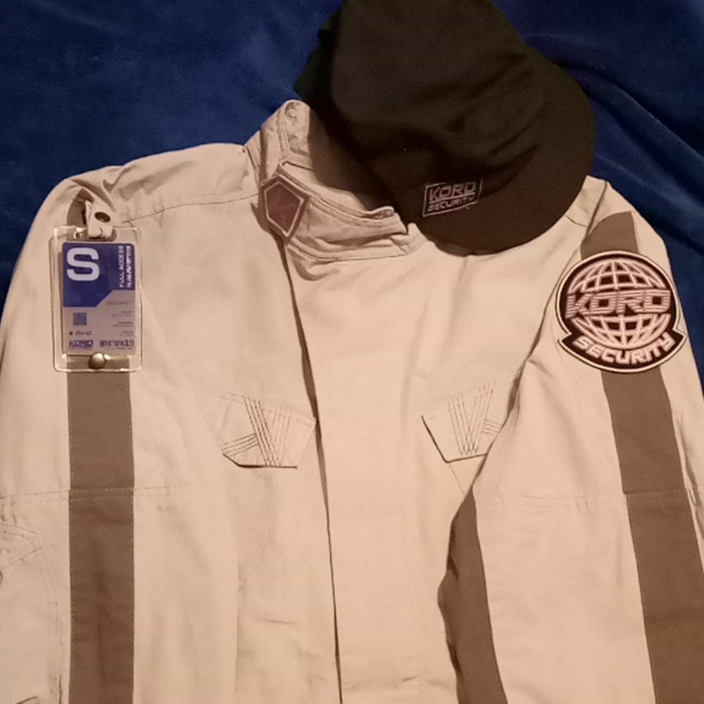 Kord Security uniform 2023 Blue Beetle.